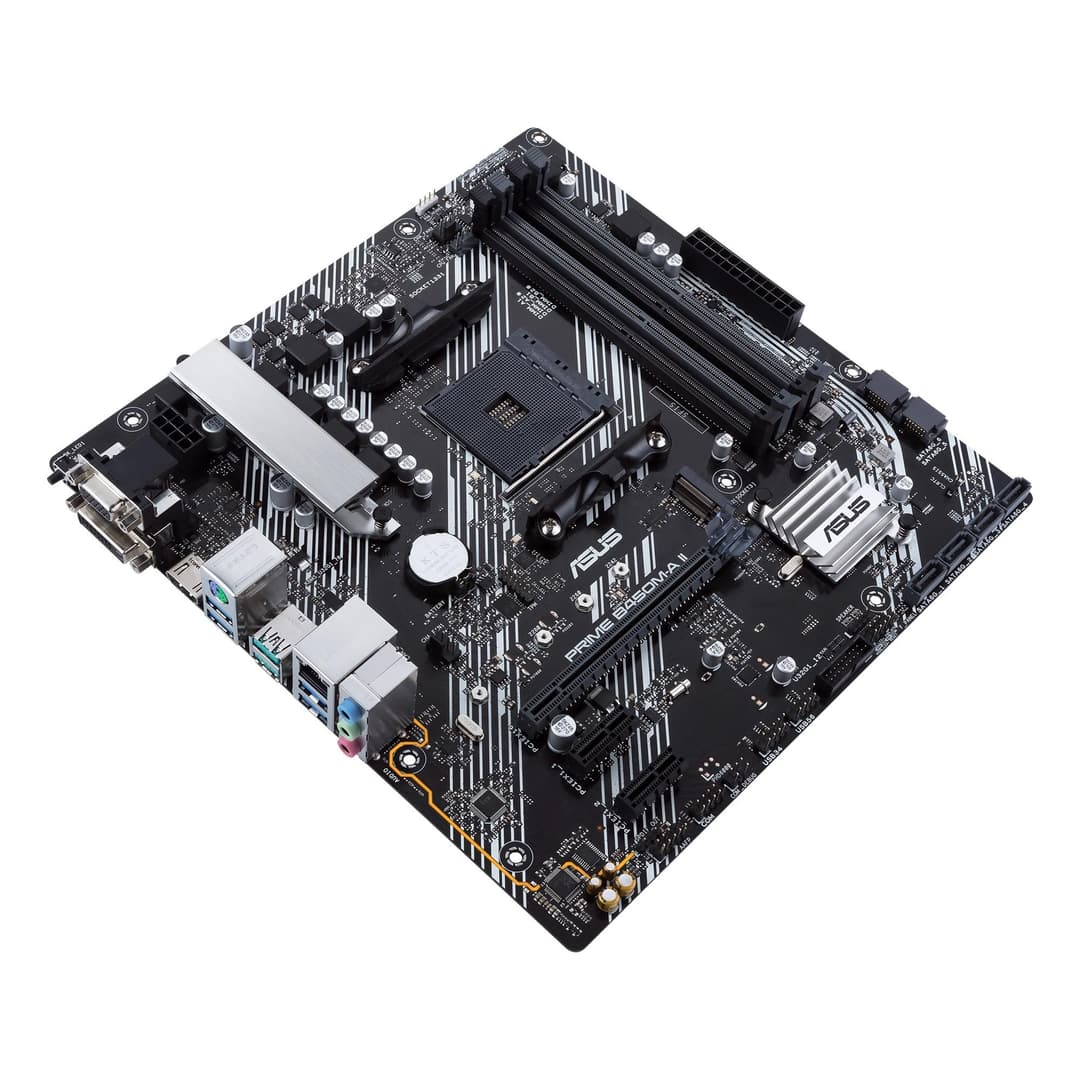 ASUS PRIME B450M-A II Micro ATX Motherboard - Black - Image 4