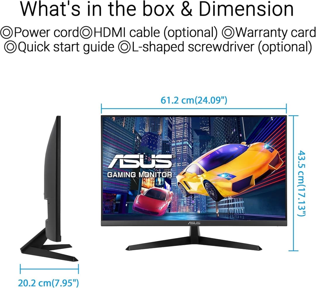 ASUS VY279HGR computer monitor 68.6 cm (27") 1920 x 1080 pixels Full HD LCD Black - Image 7