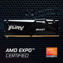 64GB Kingston Technology FURY Beast RGB memory kit (2 x 32GB) DDR5 6000 MHz thumbnail 6