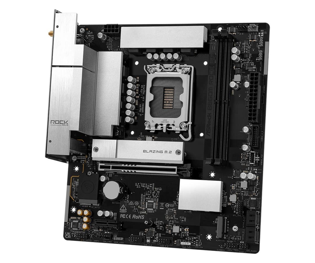 Asrock B860M Rock WiFi Intel B860 LGA 1851 (Socket V1) micro ATX - Image 5