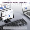 Lenovo 700 Modern Wireless Keyboard & Mouse Combo - Luna Grey thumbnail 3