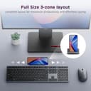 Lenovo 700 Modern Wireless Keyboard & Mouse Combo - Luna Grey thumbnail 7