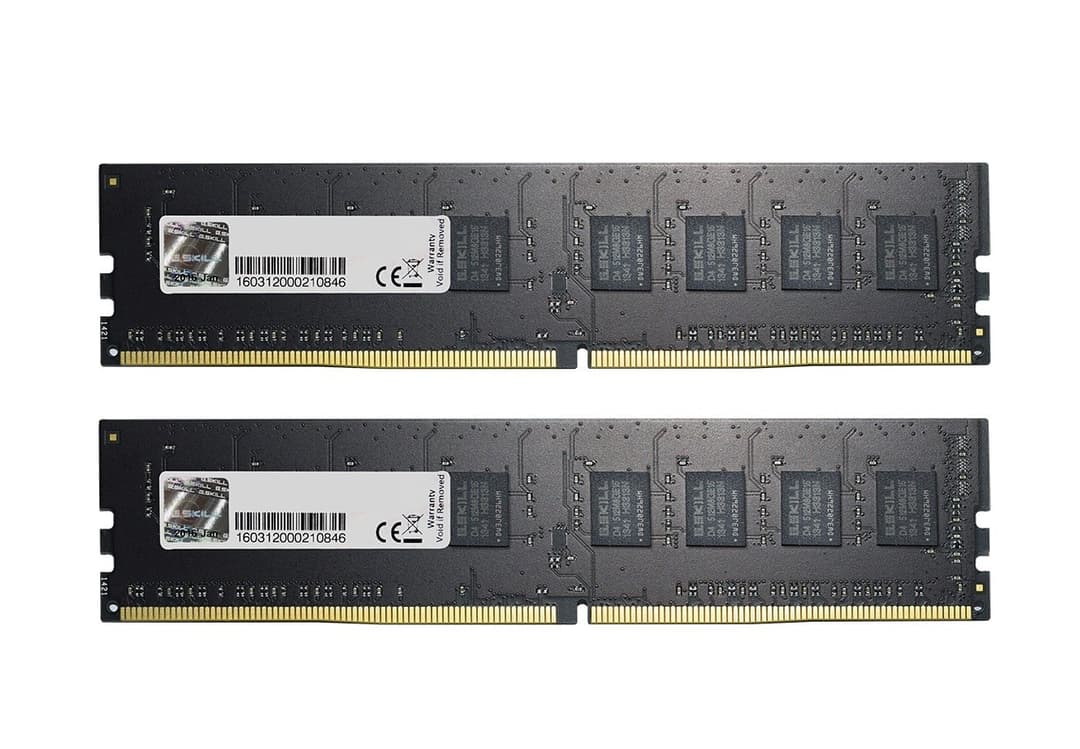 8GB G.Skill DDR4 2400MHz PC4-19200 CL17 Dual Channel Memory Kit (2x 4GB) - Image 1