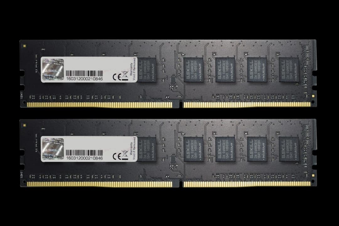 8GB G.Skill DDR4 2400MHz PC4-19200 CL17 Dual Channel Memory Kit (2x 4GB) - Image 2