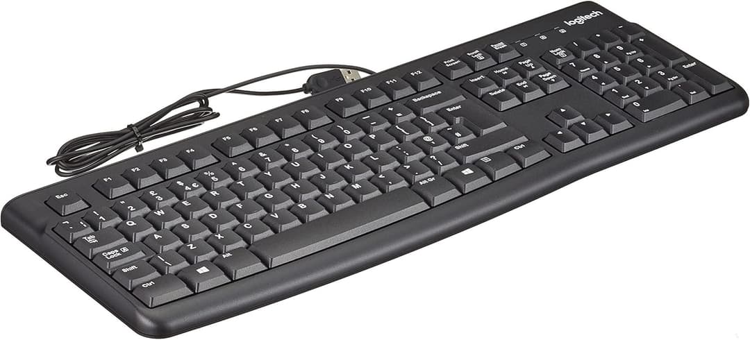 Logitech K120 Keyboard Black - Image 1
