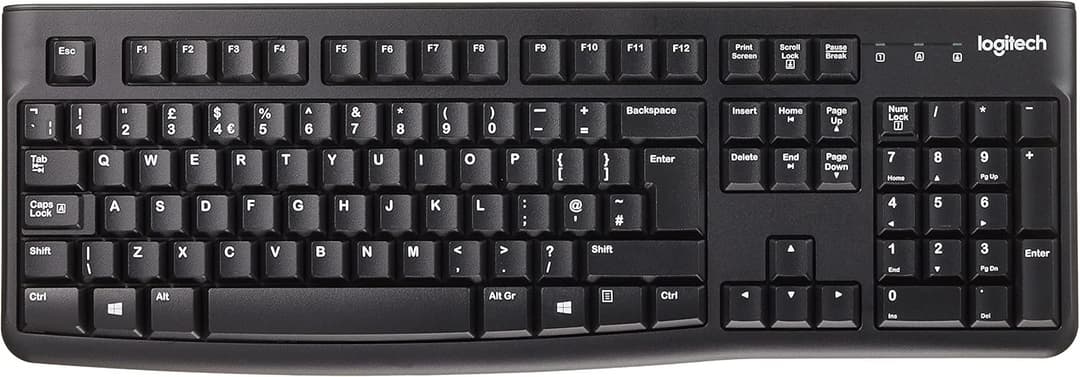Logitech K120 Keyboard Black - Image 2
