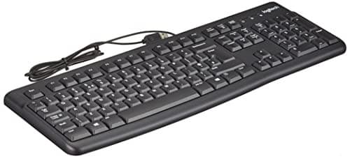 Logitech K120 Keyboard Black - Image 4