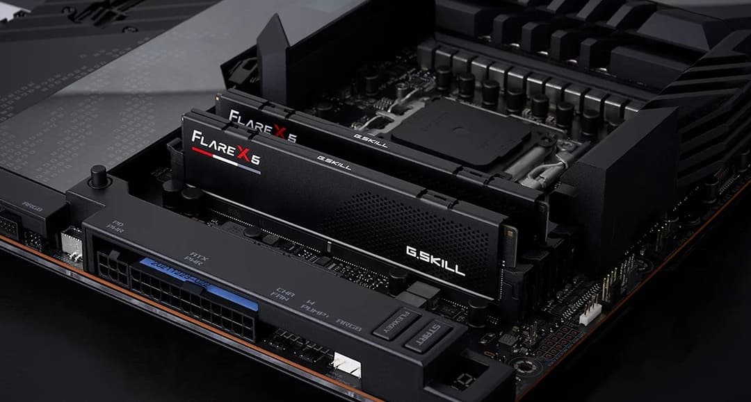 G.Skill Flare X5 F5-6000J3636F32GX2-FX5 memory module 64 GB 2 x 32 GB DDR5 288-pin DIMM - Image 4