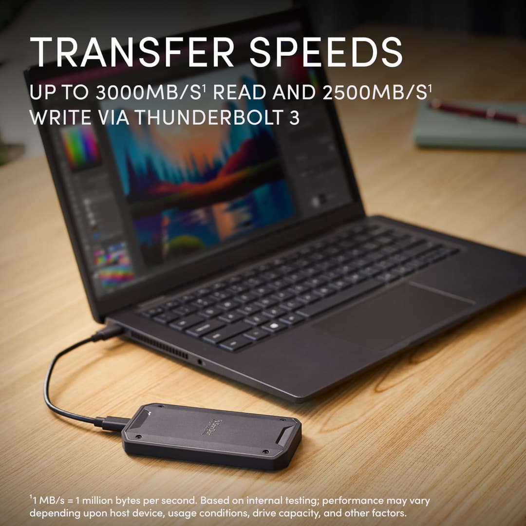 SanDisk Professional 4TB PRO-G40 SSD External Drive - SSD - Image 2