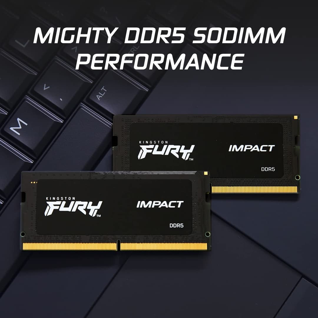 Kingston Technology FURY 32GB 6400MT/s DDR5 CL38 SODIMM (Kit of 2) Impact XMP - Image 4