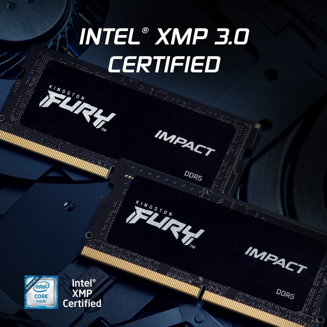 Kingston Technology FURY 32GB 6400MT/s DDR5 CL38 SODIMM (Kit of 2) Impact XMP - Image 6