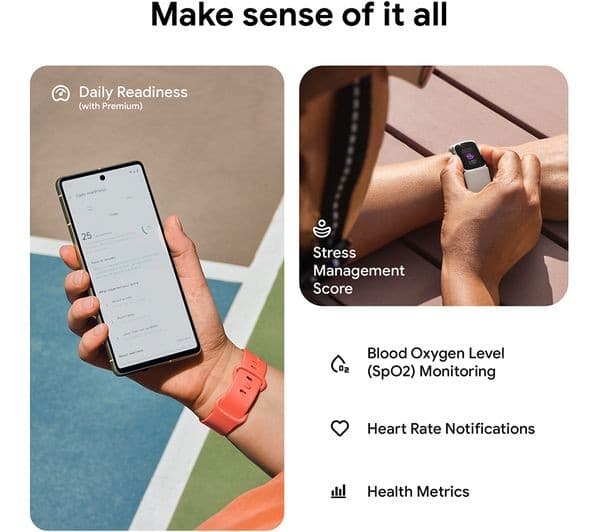 Fitbit Charge 6 Fitness Tracker Porcelain - Image 4