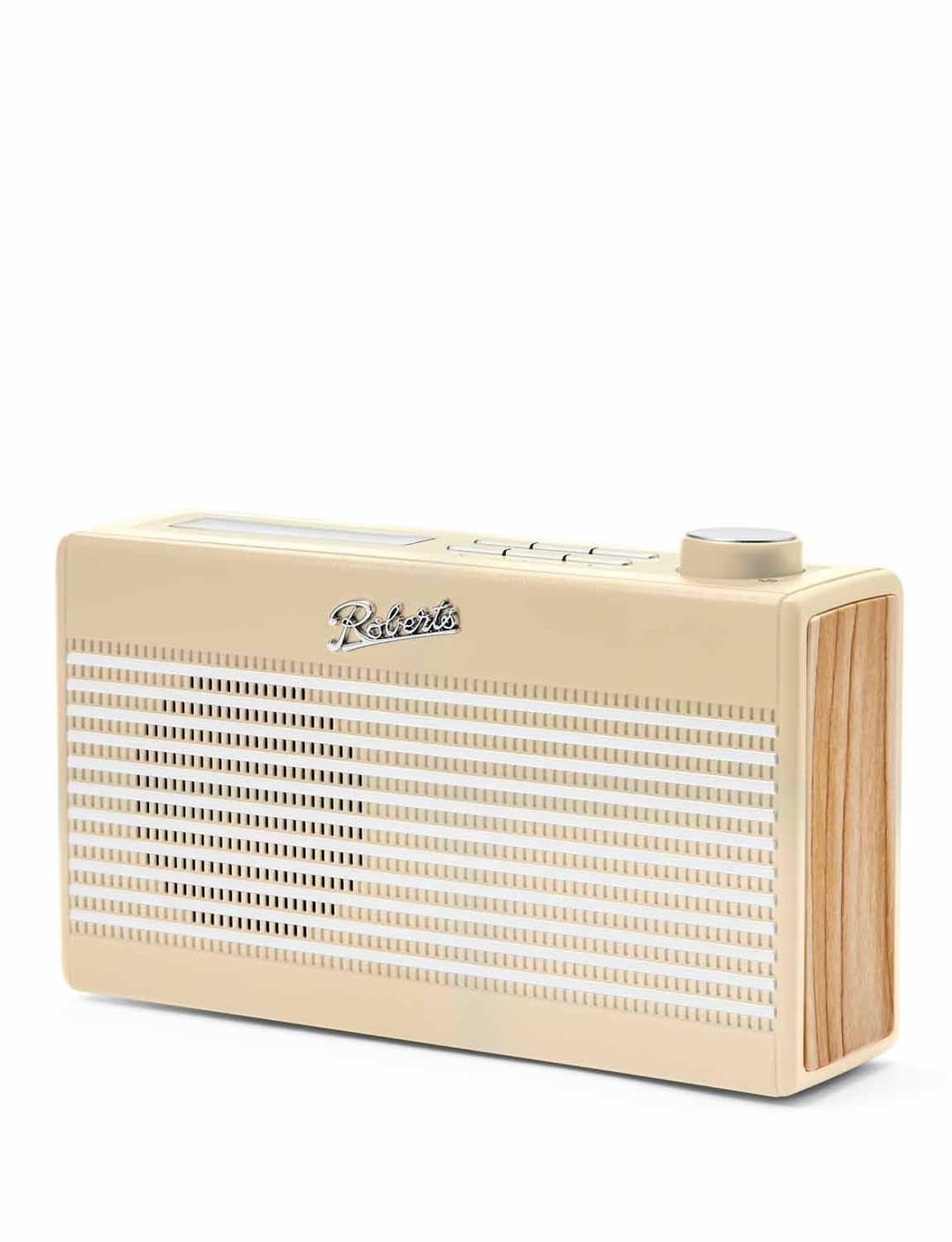 Roberts RAMBLER MINI FM, DAB, DAB+ Digital Radio with Bluetooth & Built-In Rechargeable Battery - Cream - Image 1