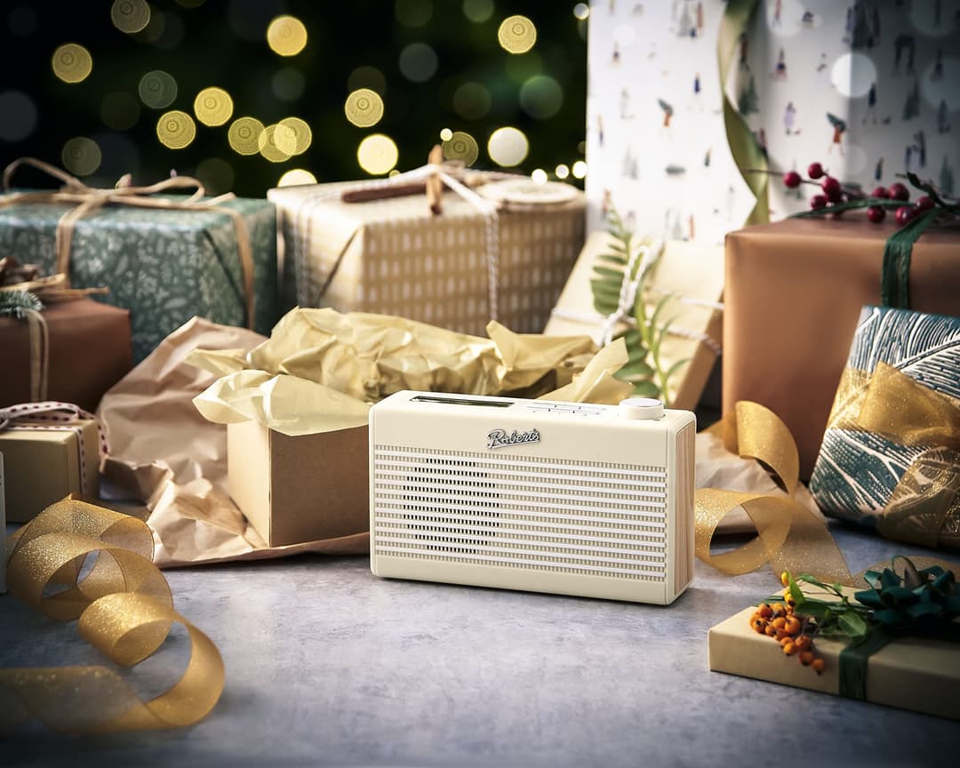 Roberts RAMBLER MINI FM, DAB, DAB+ Digital Radio with Bluetooth & Built-In Rechargeable Battery - Cream - Image 2