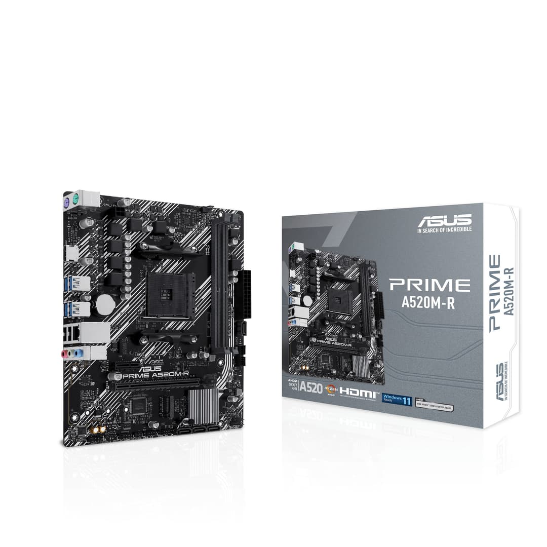 ASUS PRIME A520M-R AMD A520 Socket AM4 micro ATX - Image 1