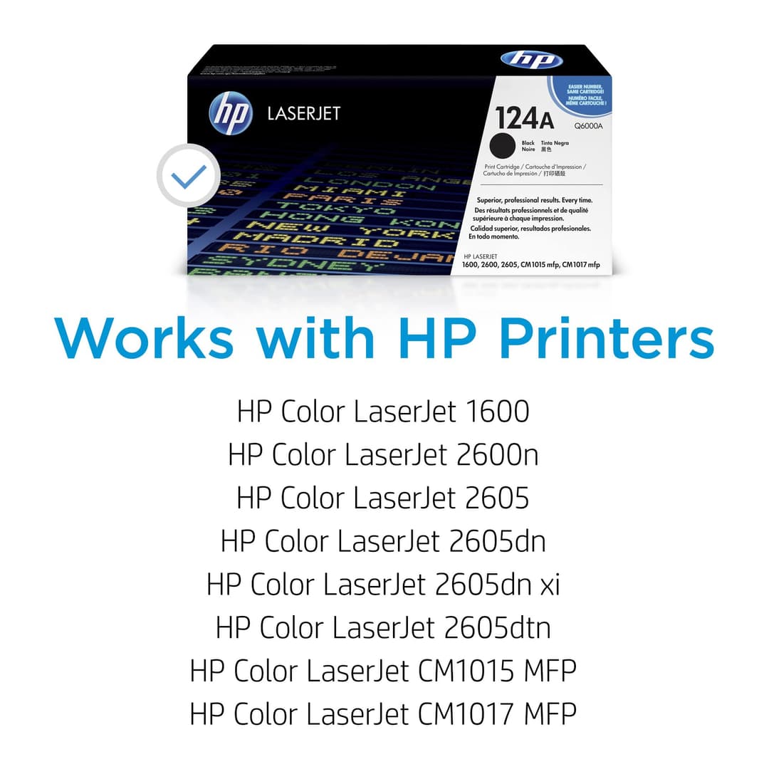 HP 124A Q6000A Original LaserJet Toner Cartridge - Black - Image 2