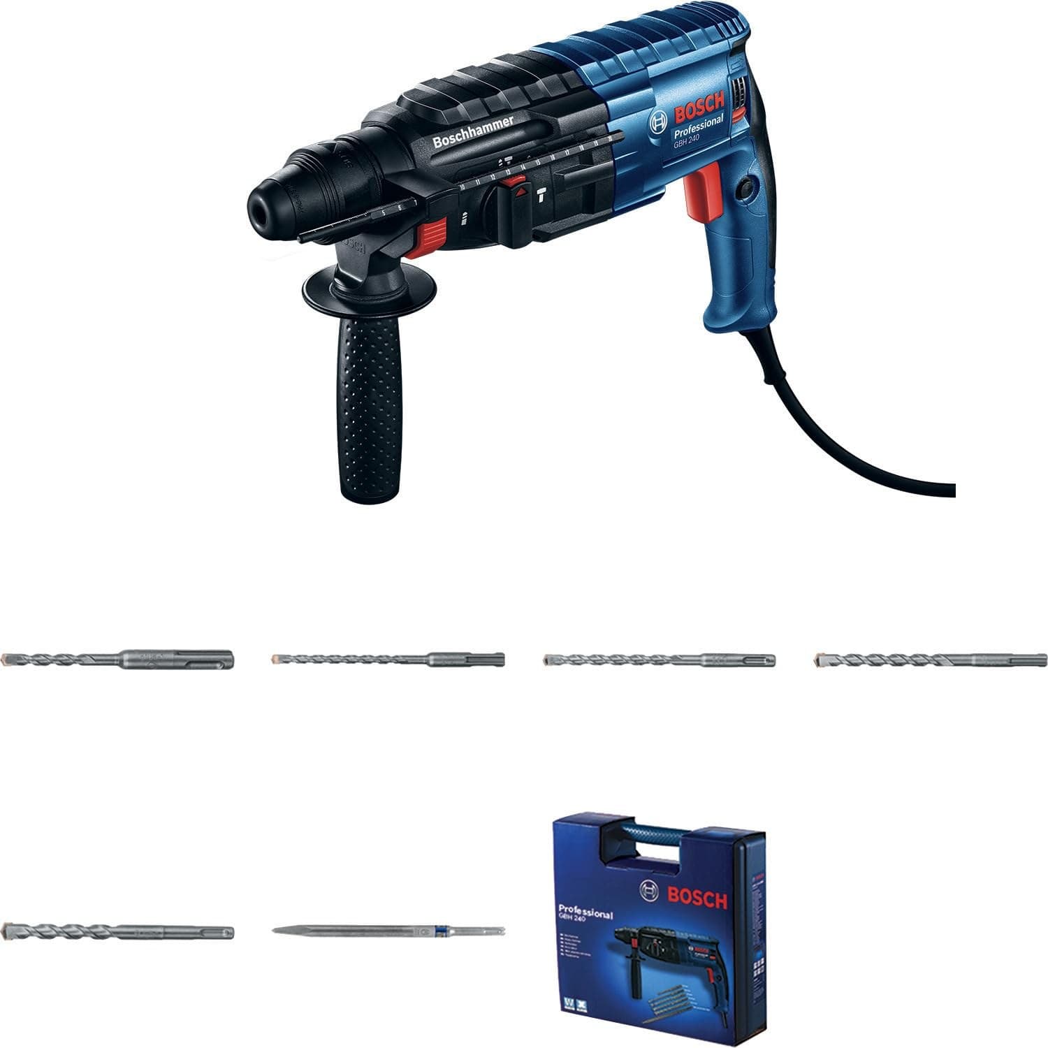 Bosch Professional Rotary Hammer GBH 240 - Black