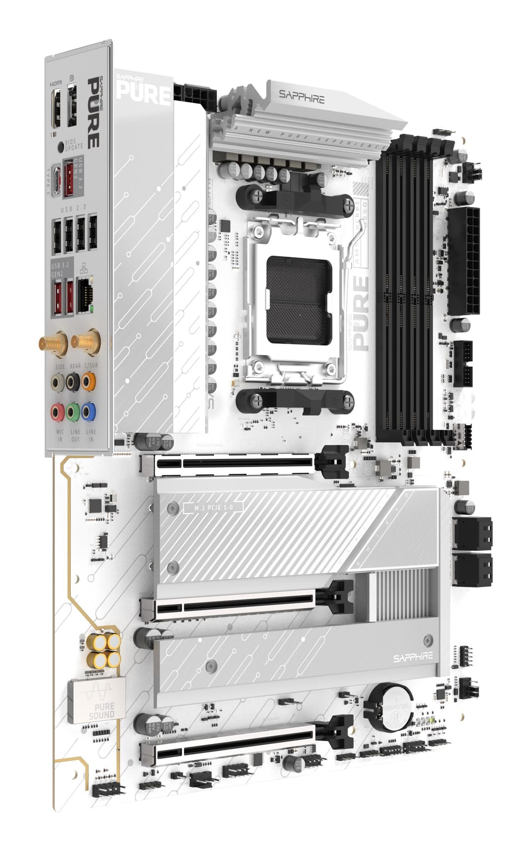 Sapphire PURE B850A WIFI 7 AMD B850 Socket AM5 ATX - Image 2
