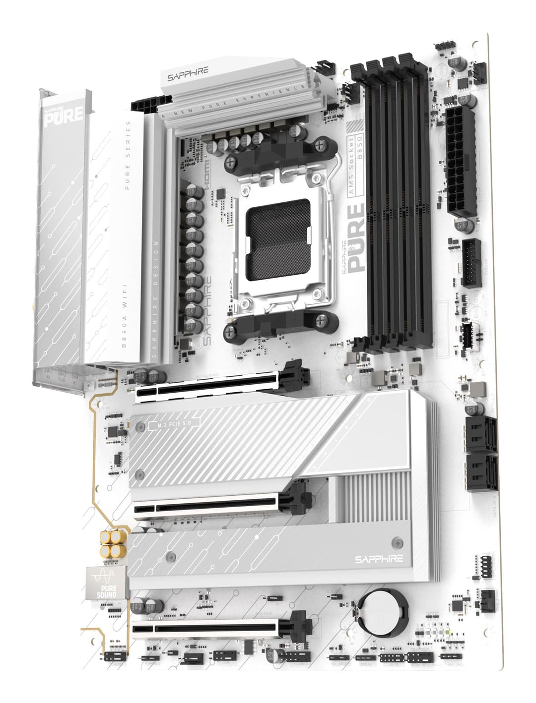 Sapphire PURE B850A WIFI 7 AMD B850 Socket AM5 ATX - Image 3