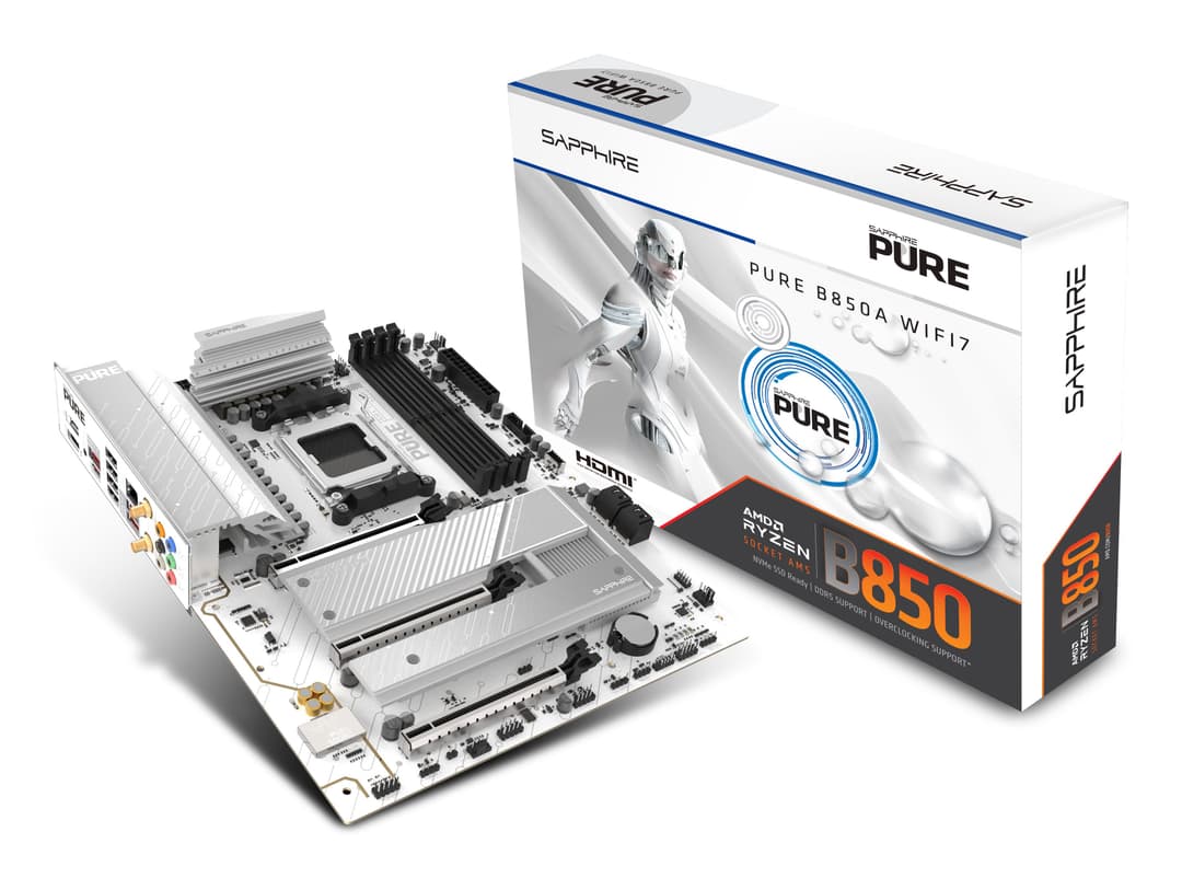 Sapphire PURE B850A WIFI 7 AMD B850 Socket AM5 ATX - Image 7