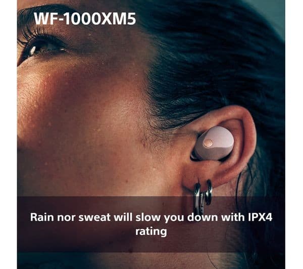 Sony WF-1000XM5 Wireless Earbuds Smokey Pink - Image 10