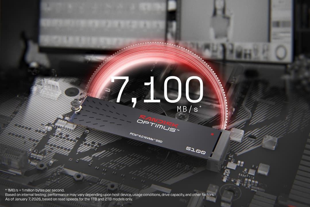 SanDisk Optimus 5100 2 TB M.2 PCI Express 4.0 NVMe QLC 3D NAND - Image 5