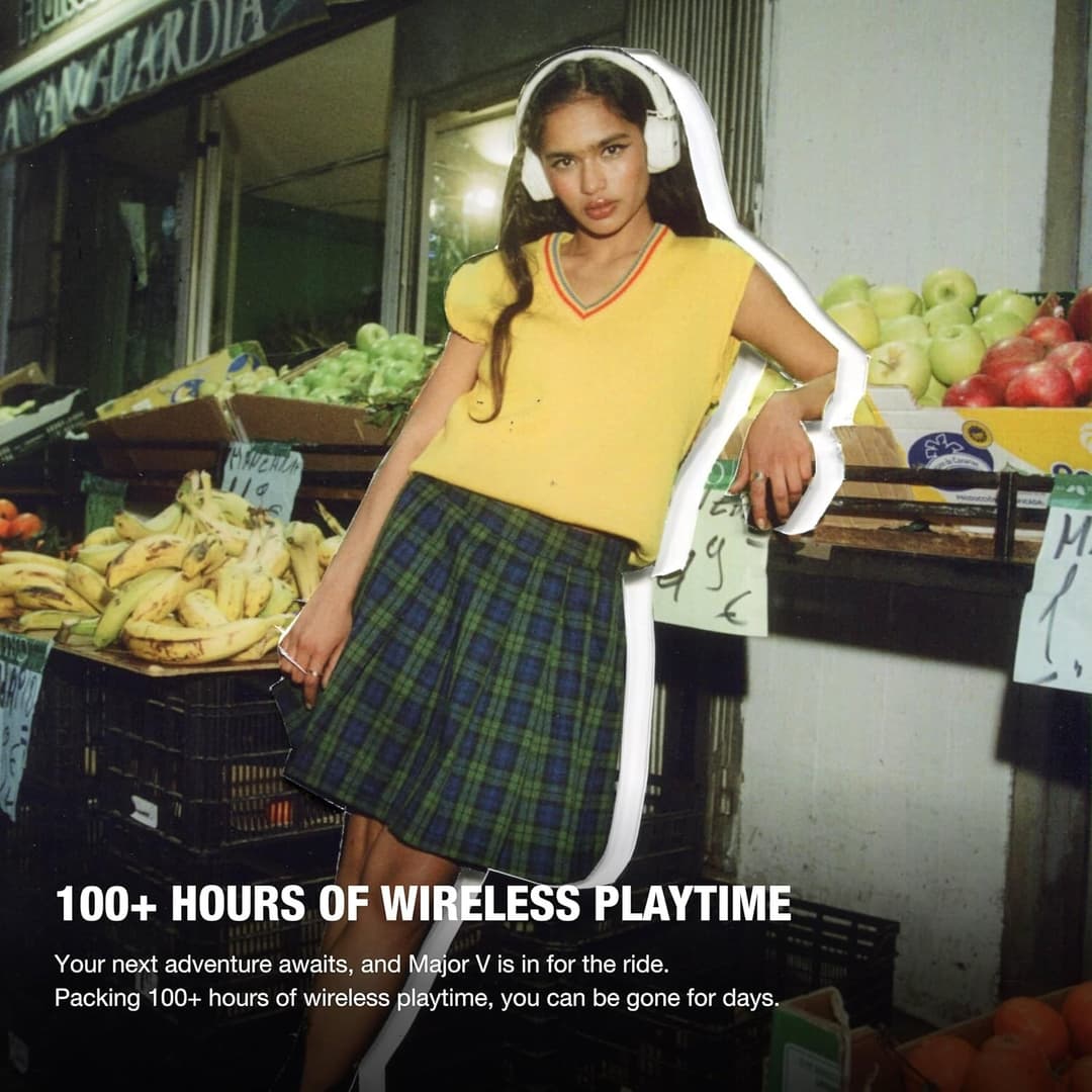 Marshall Major V Wireless Headphones Cream - Image 3