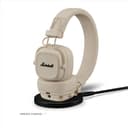 Marshall Major V Wireless Headphones Cream thumbnail 9