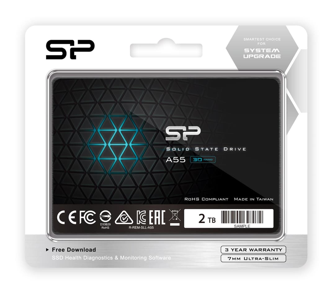 2TB Silicon Power Ace A55 SATA III 6Gb/s SSD Solid State Disk 7mm Ultra-Slim - Image 2