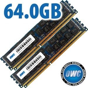 64GB OWC CL13 PC3-14900 1866MHz DDR3 ECC Registered SDRAM 4x 16GB Quad Channel Kit - Image 2