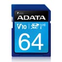 64GB AData Premier SDXC CL10 UHS-1 V10 Memory Card thumbnail 1