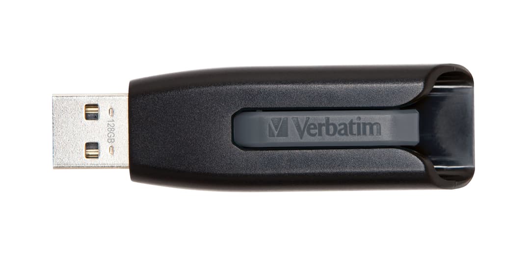 Verbatim V3 - USB 3.0 Drive 128 GB - Black - Image 1