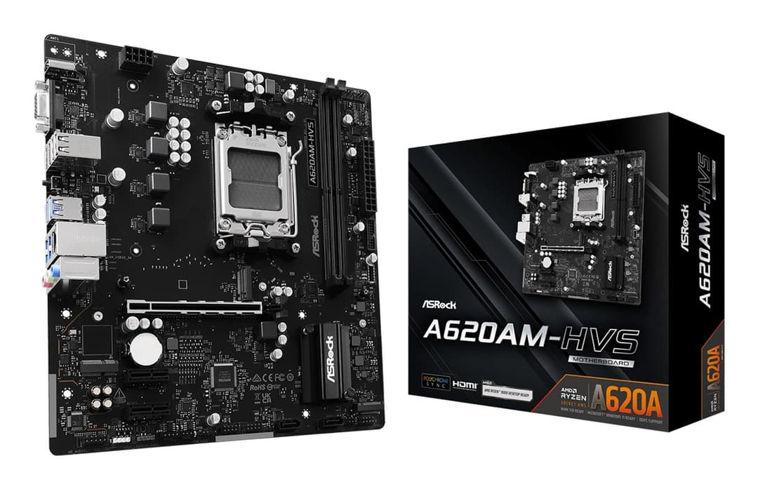 Asrock A620AM-HVS AMD A620A Socket AM5 micro ATX - Image 5