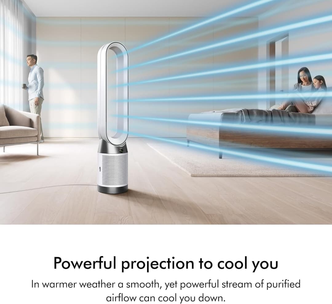 Dyson Purifier Cool PC1 Powerful Cooling Purifier (White/White) - Image 4