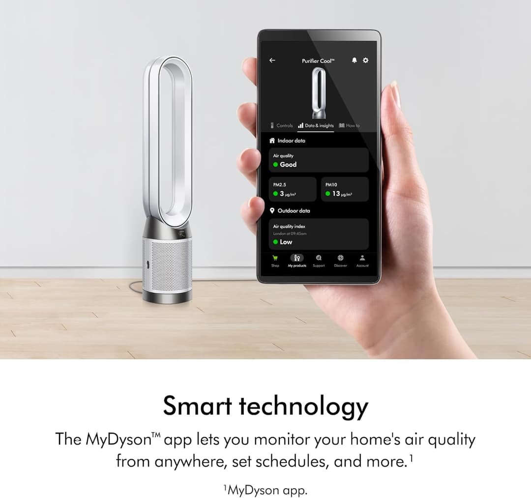 Dyson Purifier Cool PC1 Powerful Cooling Purifier (White/White) - Image 7