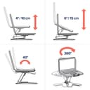 Ergotron Neo-Flex Elevated Laptop Stand - Black thumbnail 3