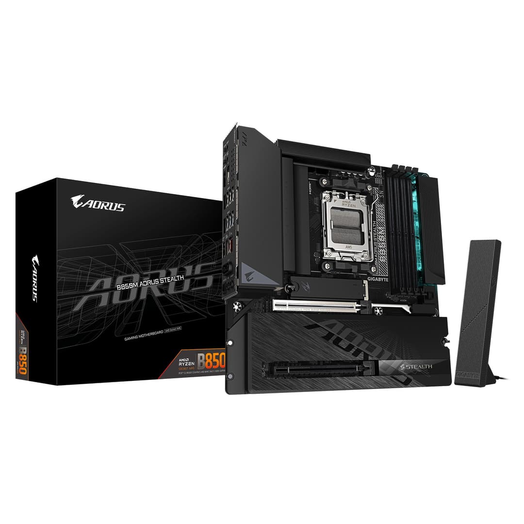 GIGABYTE B850M AORUS STEALTH Motherboard - Image 1