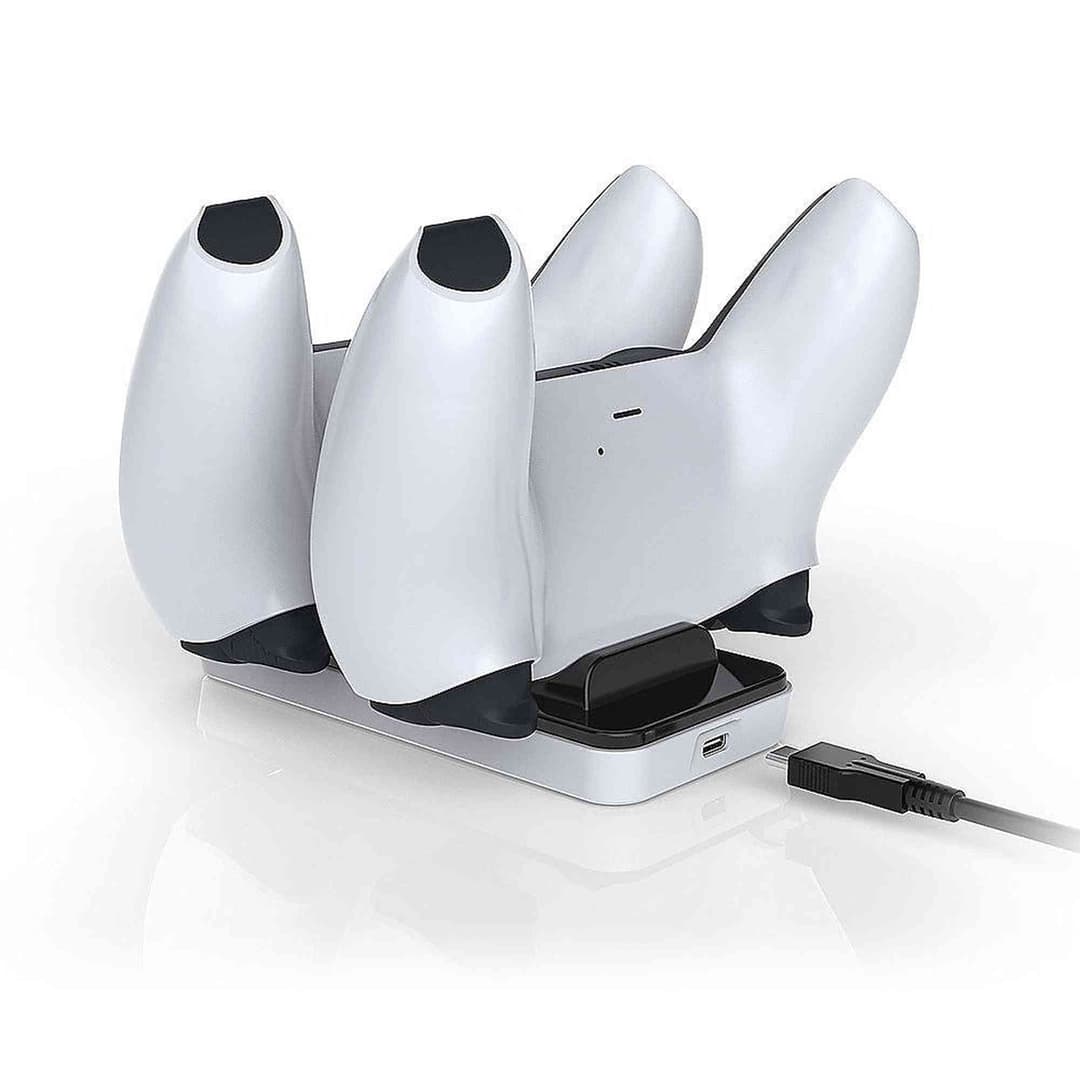 PS5 Dual Charging Dock Black and White - Image 4
