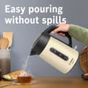 Bosch DesignLine Plus Cordless Kettle TWK4P437GB - Cream thumbnail 5
