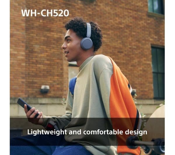 Sony WH-CH520 Wireless Headphones Black - Image 8