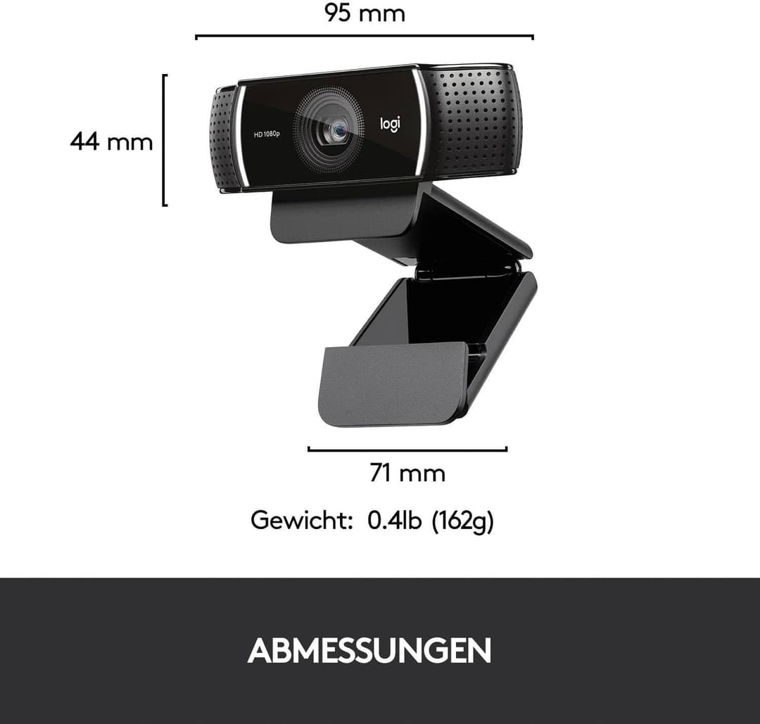 Logitech C922 Pro Stream Webcam Black - Image 5