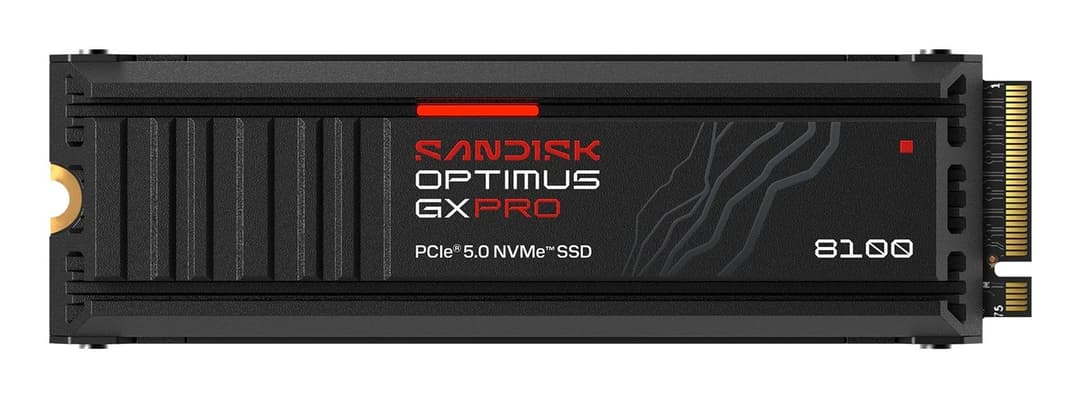 SanDisk Optimus GX PRO 8100 1 TB M.2 PCI Express 5.0 NVMe TLC 3D NAND - Image 1