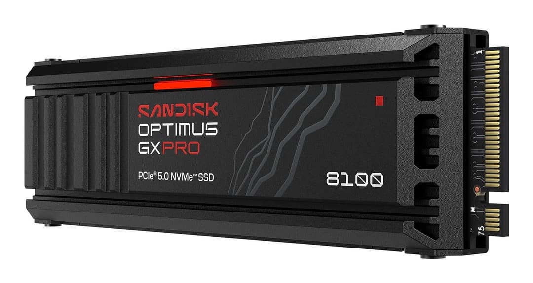 SanDisk Optimus GX PRO 8100 1 TB M.2 PCI Express 5.0 NVMe TLC 3D NAND - Image 2
