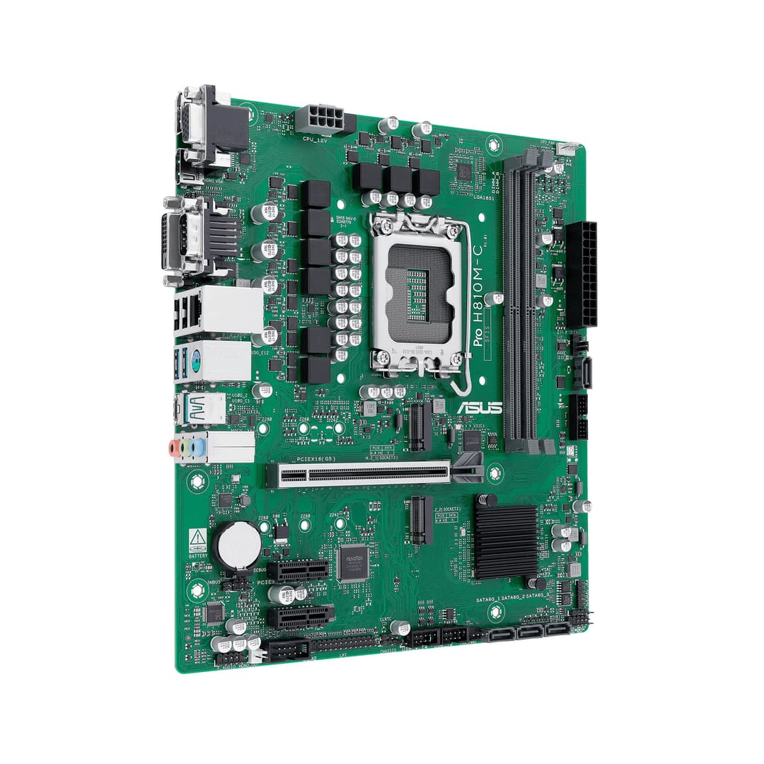 ASUS PRO H810M-C-CSM Intel H810 LGA 1851 (Socket V1) micro ATX - Image 2