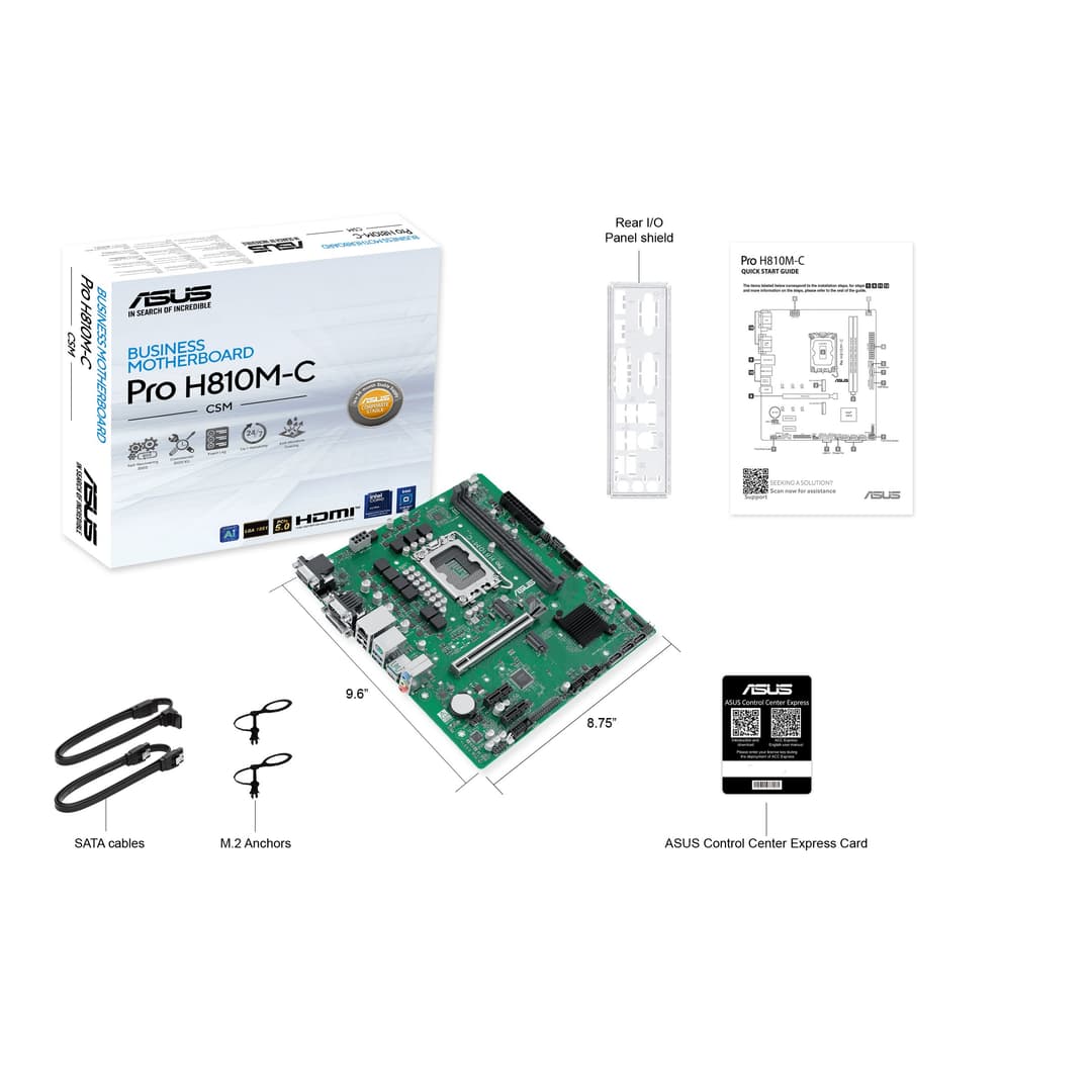 ASUS PRO H810M-C-CSM Intel H810 LGA 1851 (Socket V1) micro ATX - Image 7