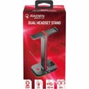 Raiden Dual Headset Stand with USB & LED Lighting thumbnail 1