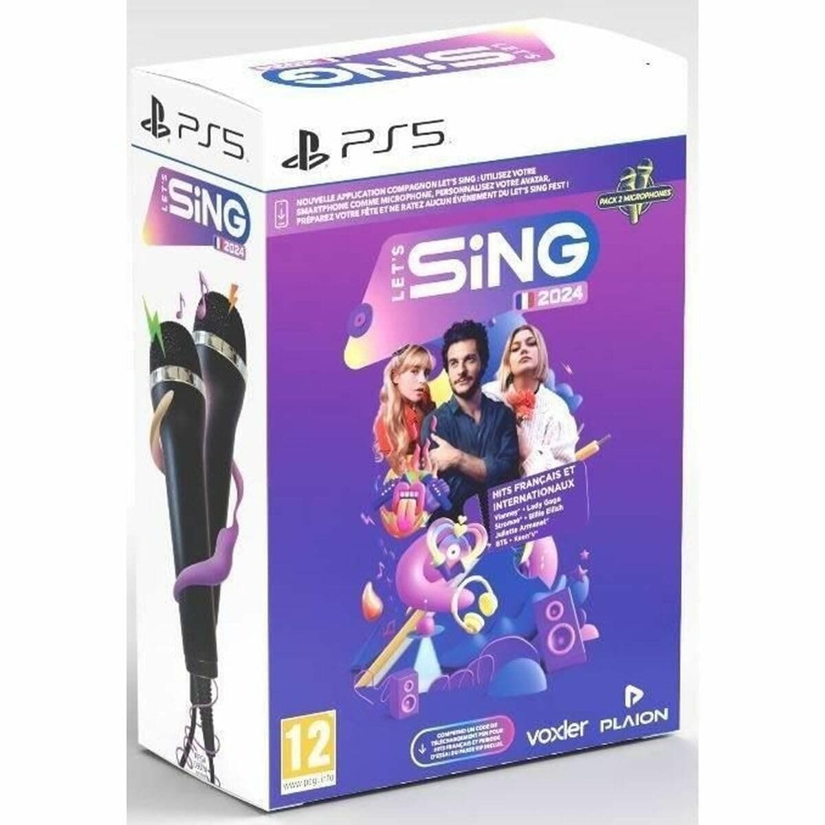 PLAION LET'S SING 2024 2 MICROS - PS5 - Black