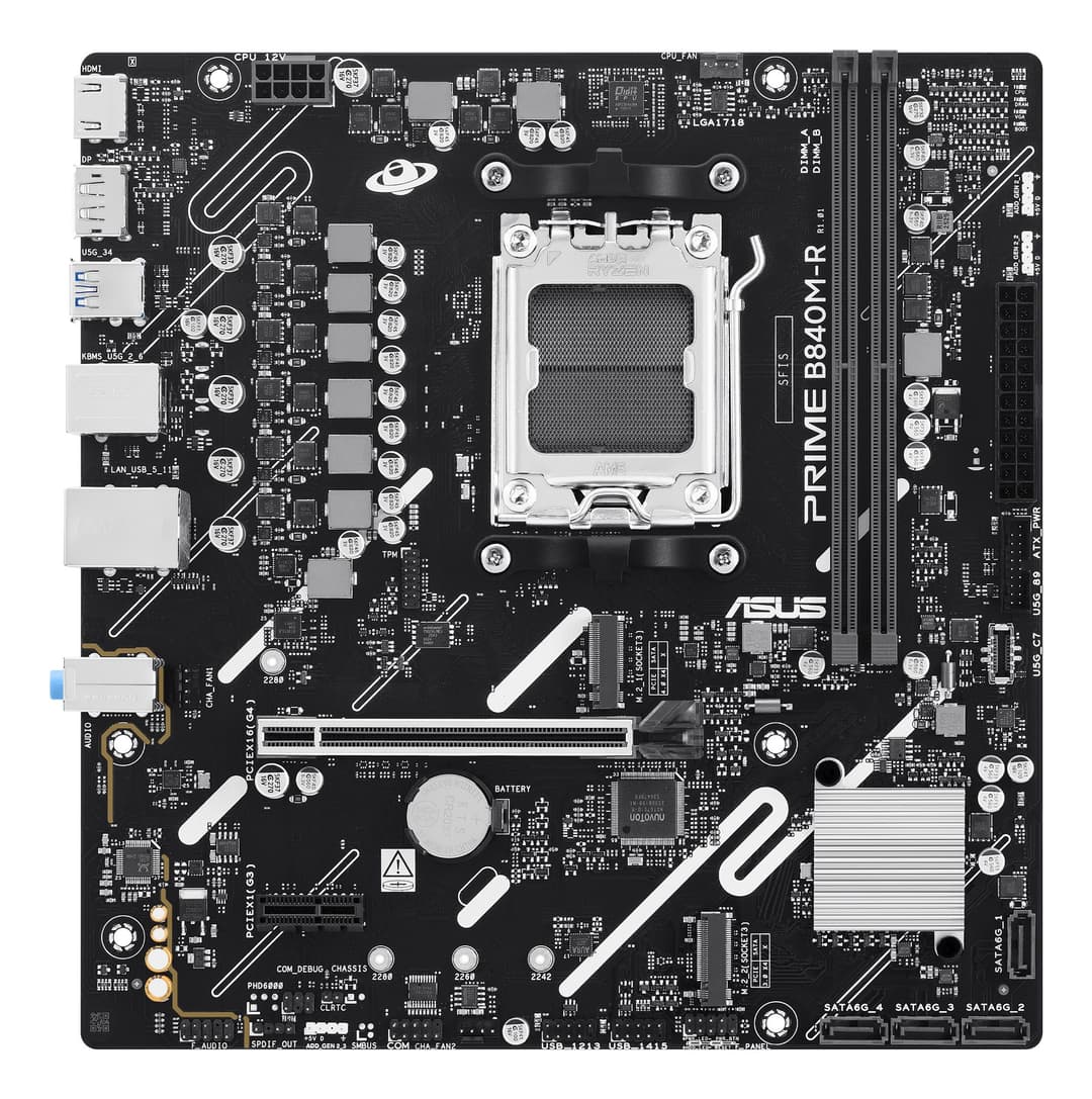 ASUS PRIME B840M-R AMD B840 Socket AM5 micro ATX - Image 1