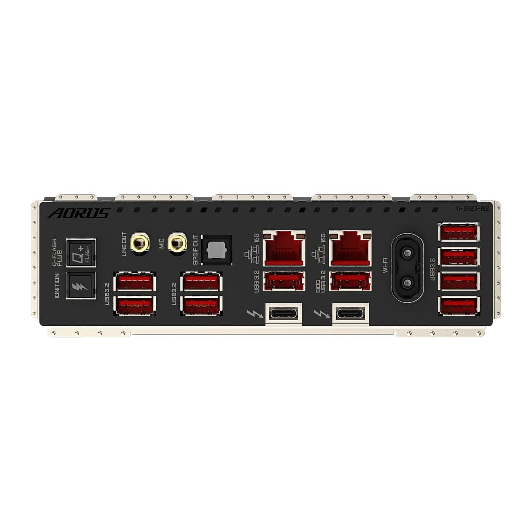 GIGABYTE Z890 AORUS XTREME AI TOP Motherboard - Supports Intel Core Ultra (Series 2) CPUs, 22+1+2 phases VRM, up to 9500MHz DDR5 (OC), PCIe 5.0 M.2, Wi-Fi 7, Thunderbolt 5 - Image 6