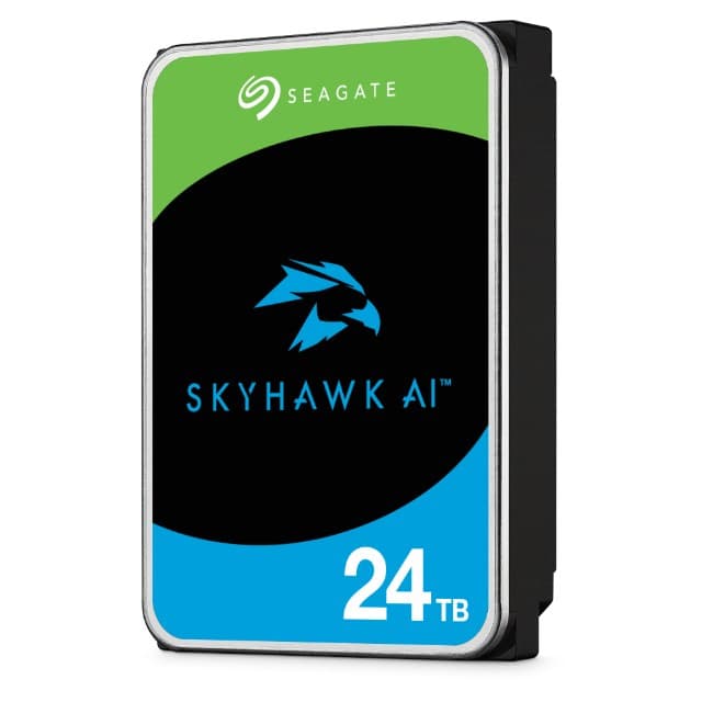 Seagate SkyHawk AI internal hard drive 24 TB 7200 RPM 512 MB 3.5" Serial ATA III - Image 1